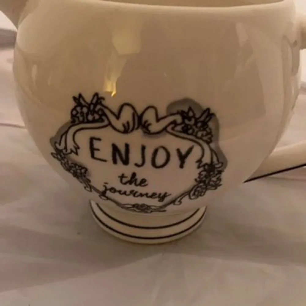 Katie & Mandy Enjoy The Journey Creamer Cream Pitcher